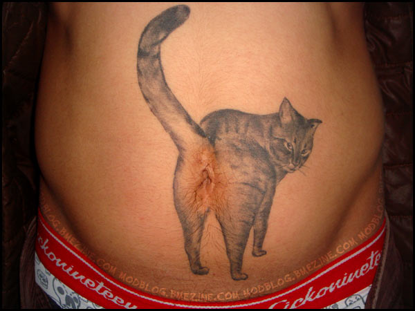 Cat Butt Tatoo 37